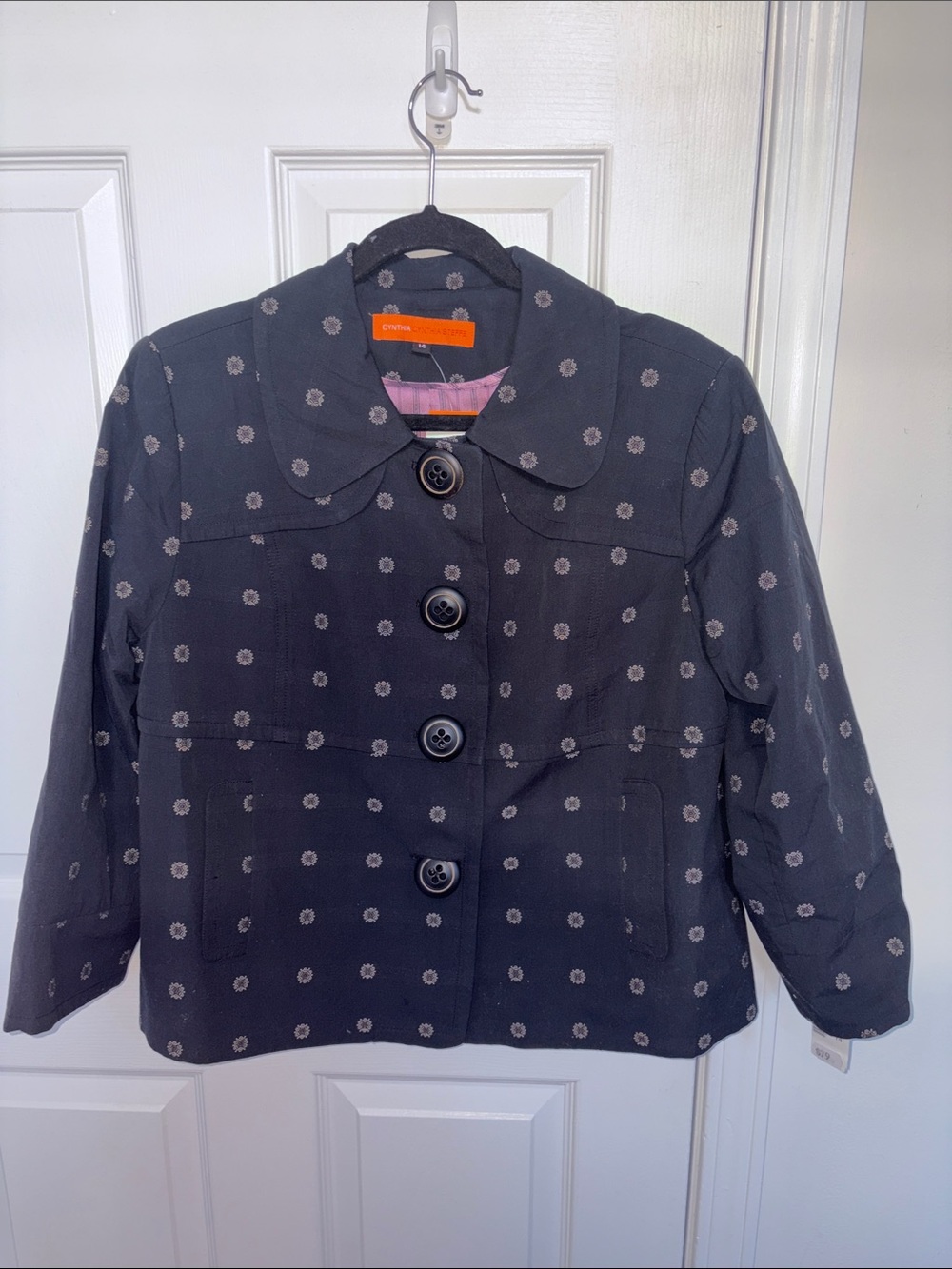 Cynthia Rowley Button Front Jacket